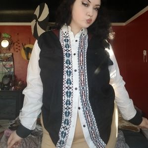 1980s vintage western button up dress shirt